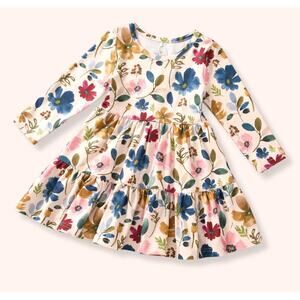Pete + Lucy Girl's Fall Winter "Wildflower Wonder" Dress - Size 10/12